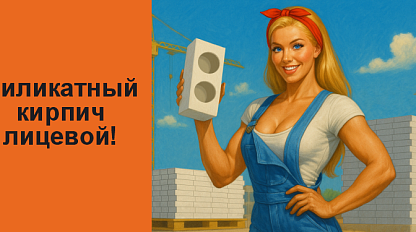 Белый силикатный лицевой кирпич 1НФ! Красноярск.